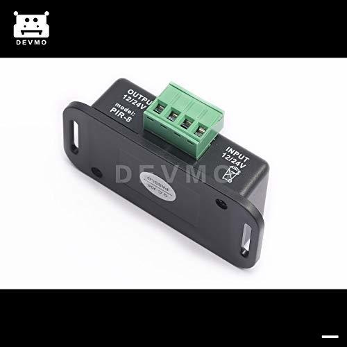 Interruptor Sensor Movimiento Pir Infrarrojo 12v-24v 8a Led