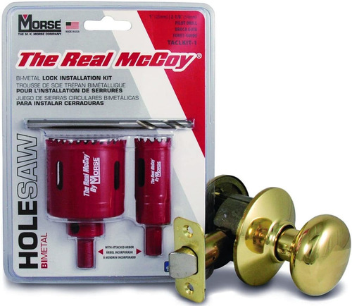 Mk Morse Taclkit1 real Mccoy Bi-metal Agujero Sierra Bloque
