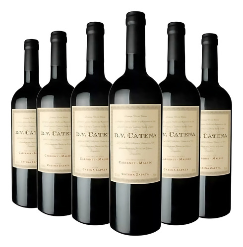 Vino Dv Catena Cabernet Malbec 750ml. Caja 6 Botellas