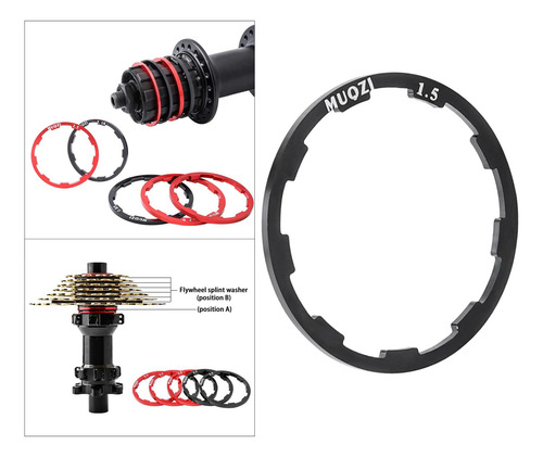 2 Paquete De 2-10 Cassette Flywheel Arandela Hub 2 Piezas