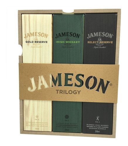 Whisky Jameson Coleccion Trilogy 3x  200ml