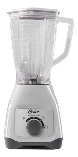 Imagen 1 de 3 de Licuadora Oster BLSTKAP 1.25 L blanca con jarra de plástico 220V