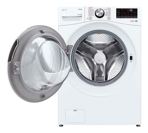 Lavasecadora semiautomática LG WD22WV26R blanca