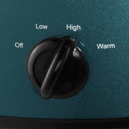 Olla De Cocción Lenta Manual Crockpot De 7 Cuartos, Turquesa