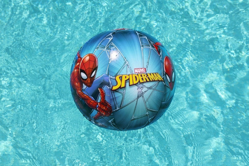 Imagen 6 de 10 de Bestway Pelota Inflable Spider-man 98002 Hombre Araña 51 Cm