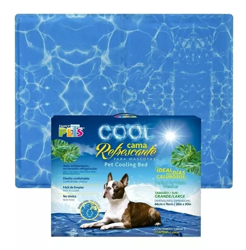 Cama Refrescante Para Perro Frio Cool Grande Fancy | gratis