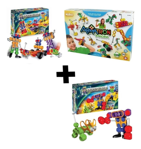 Combo Armatron Juego Para Niños Imagina + Fase 1 + Fase 2