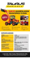 Comprar Manipulador Brazo Telescópico Pala Cargadora Taurus Tl 2500