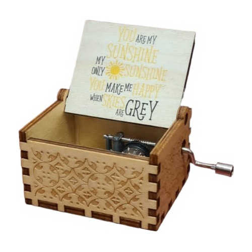 Caja Musical You Are My Sunshine Yellow