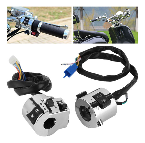 Botón De Control Del Interruptor Del Manillar De La Motocicl