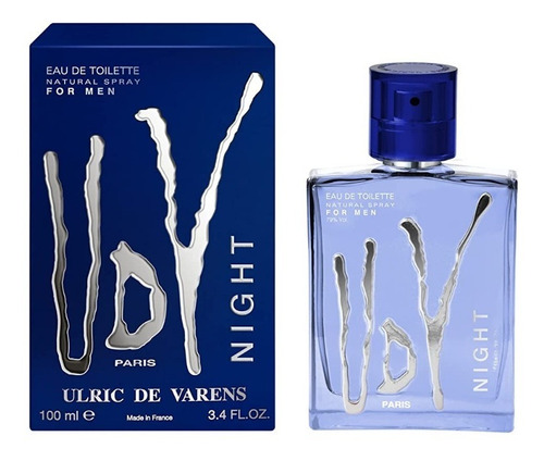 Perfume Para Caballeros Ulric De Varens Night 100 Ml Edt
