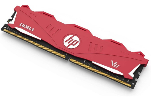 Memoria Ram Hp V6 Series 16gb 2666mhz Ddr4 Udimm Roja