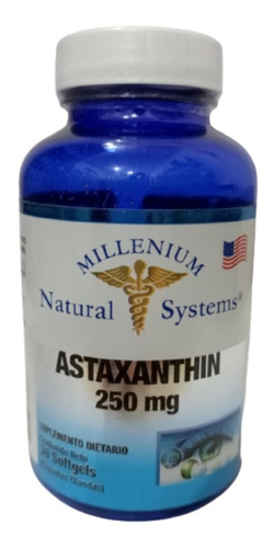 Astaxanthin 250mg X 30 Softgels - Unidad a $78000