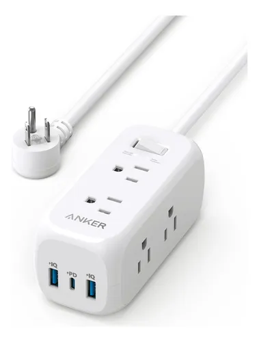 Power Strip Anker Usb C, Suministro De Energía, 20 W, 6 Ench
