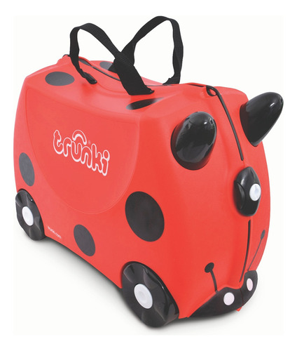 Trunki Maleta Con Ruedas - Ladybug Color Rojo