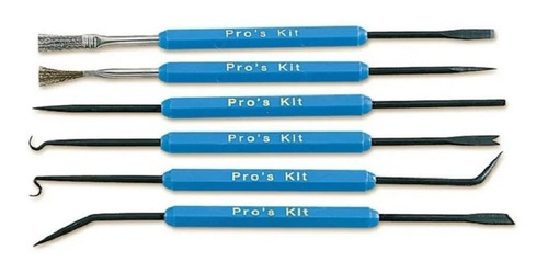 Set Kit X6 Pzs Mantenim Y Limpieza Soldador Proskit 1pk-3616