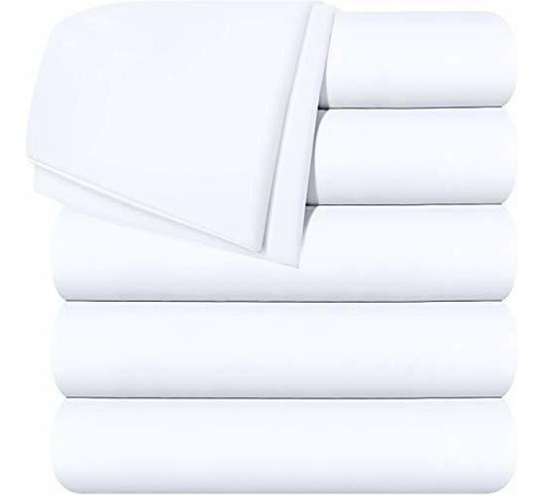 Sabanas Utopia Planas De Microfibra Suave Resistentes 6 Pzs