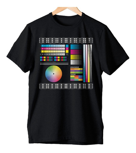 Camiseta Algodão Impressão Cmyk Test Design Colors Hype