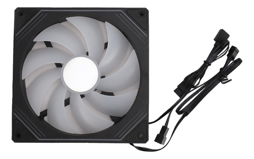 Ventilador De Cpu, Chasis Argb, 140 X 140 X 25 Mm, Calor Sil