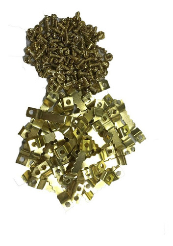50pcs Colgador Imagen Diente De Colgar Perchas Doble Agujero