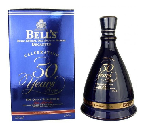 Whisky Bell´s Cerámica Celebrating 50 Years Plaza Serrano