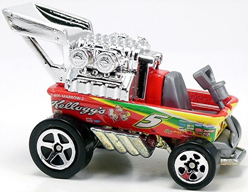 Draggin Wagon Kelloggs Labonte Nascar 2000 Hot Wheels 1/64 Color Rojo
