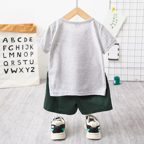 Conjunto De Camiseta Y Pantalones Con Estampado De Animales