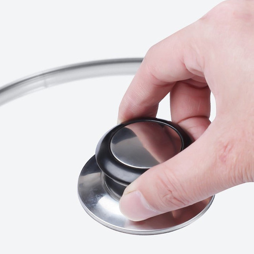 // Para . 6pcs Olla Resistente Al Calor Tapa Perilla Cocina