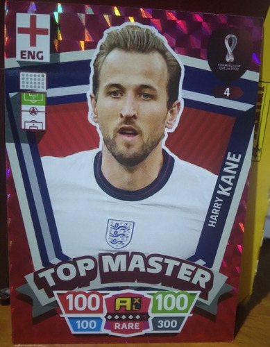 Adrenalyn Qatar 2022 Panini Harry Kane Top Master