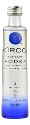 Miniatura Vodka Ciroc Original 50ml (vidrio)