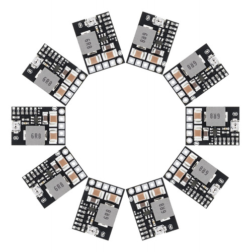 Drok Convertidor Dc De 12 V A 5 V, 10 Mini Tablero Regulador