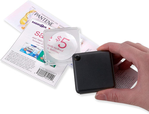 Carson Magniflip 3x Flip-open Lupas De Bolsillo Con Una Func