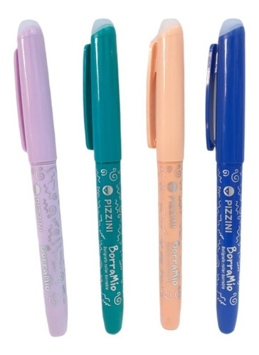 Imagen 4 de 5 de Lapicera Borrable Pizzini Borramio Pack X2 Simil Genio