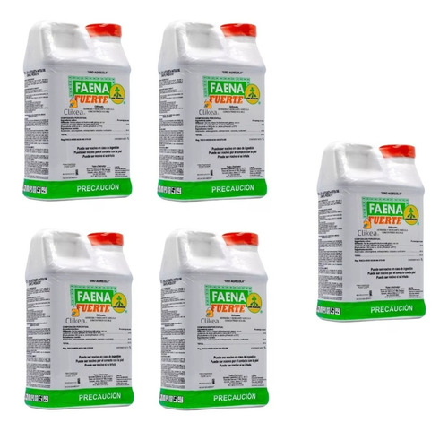 Faena Fuerte Pack 5 Herbicida Para Cultivo Y Desecante 1 L