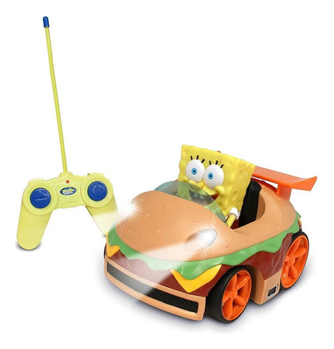 Nkok Remote Control Krabby Patty Vehicle Con Bob Esponja