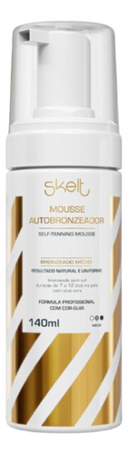 Mousse Autobronzeador Skelt Bronzeado Médio 140ml