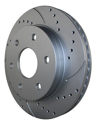 Front Brake Kit 305mm Drilled Rotors Trw Metallic Pads F Lld