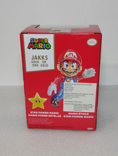 Figura Original -mario Poder Estelar-nuevo Sellado (Usado)