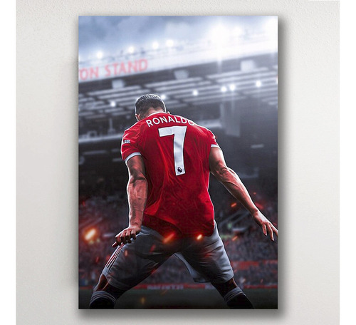 Poster Cristiano Ronaldo 48x33cm Cr7 Futbol Mundial D07 Pose