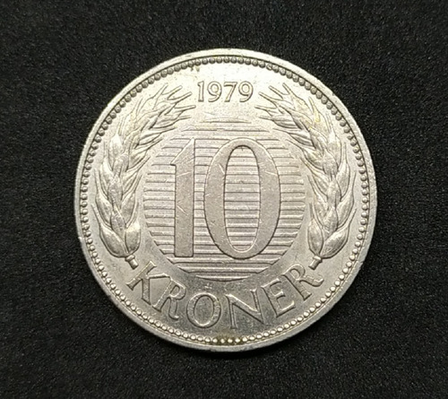 Dinamarca - Moneda De 10 Kroner - Año 1979