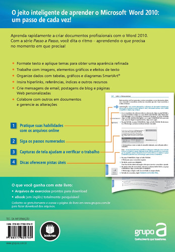 Microsoft Office Word 2010, de Cox, Joyce. Microsoft Editorial Bookman Companhia Editora Ltda., capa mole em português, 2012
