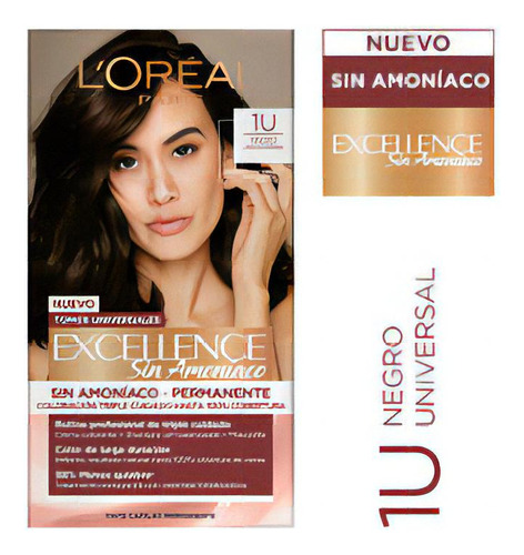  L'Oréal Excellence Coloracion triple cuidado sin amoníaco Rubio Claro Universal 8u