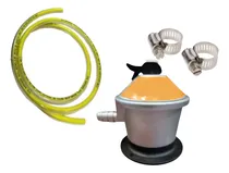 Comprar Kit Válvula De Gas 13 Kg +1.5mts Manguera +2 Abrazaderas -la