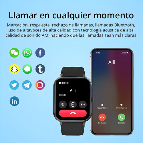 Smartwatch Colmi P20 Plus Deportivo Juegos Notificaciones