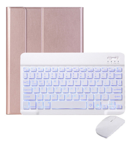 Funda Teclado Led Mouse Para Huawei Mediapad T3 10 9.6 Ñ