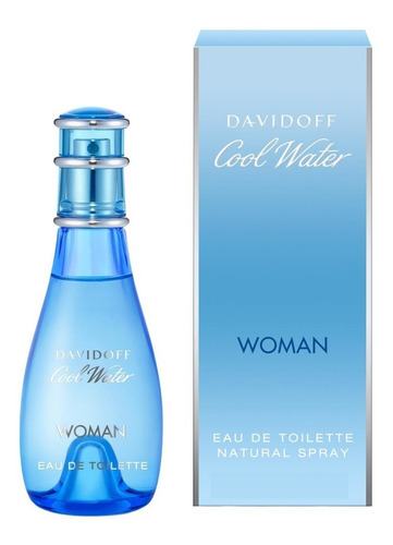 Perfume Cool Water Woman By Davidoff X 100ml Orig.+ Obsequio