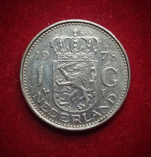 Moneda 1 Florin Holanda 1978 Km 184 