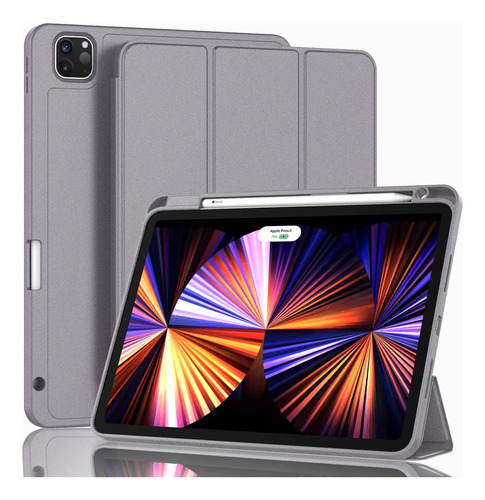 Funda Para iPad Pro De 11 2022 2021 2020 Gris