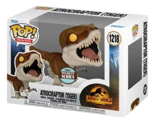 Boneco Jurassic World Dominion Atrociraptor 1218 Funko Pop