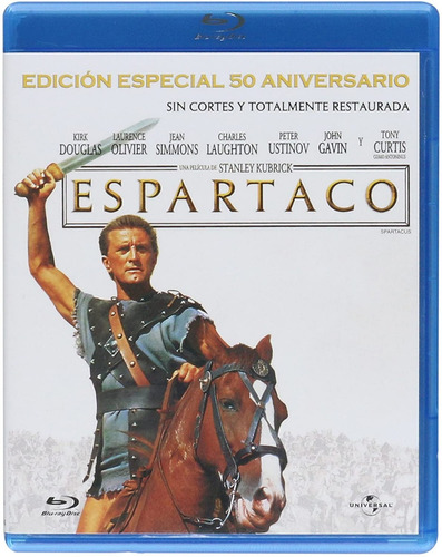 Espartaco 50 Aniversario / Pelicula / Bluray Nuevo